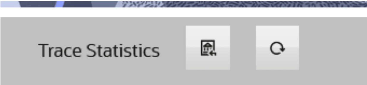 Trace statistics Trace statistics